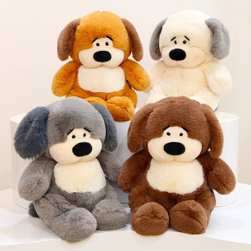 Sad Dog Stuffed Animal Plush Toy, Dog Hugging Pillow
